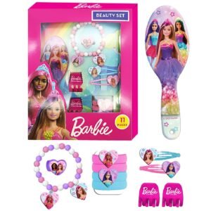 Σετ αξεσουάρ ομορφιάς 11τεμ barbie 24x18x3,5cm Barbie