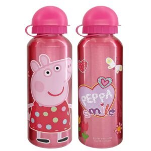 Παγούρι μεταλλικό peppa pig 500ml 21×6,5cm   500ml Peppa 020-1466