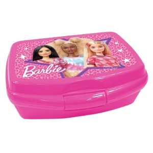 Δοχείο πλαστικό φαγητού barbie 16,5×12,5x6cm   600ml Barbie