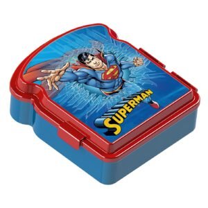 Δοχείο πλαστικό φαγητού superman 16.5x15x5.5cm Warner Bros