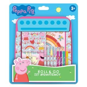 Σετ χρωματισμού roll & go peppa pig 24.5x21cm Peppa 000482768