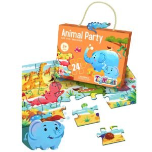 Παζλ 24 τεμ animal party 20x15x6cm ToyMarkt 891770