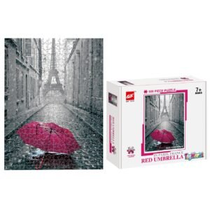 Παζλ 500 τεμ red umbrella στο παρίσι 23x18x5cm ToyMarkt 891780