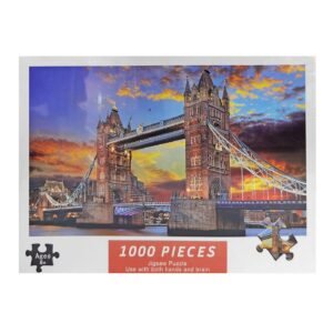 Παζλ 1000 τεμ london bridge Κουτί= 29x21x5cm, παζλ= 75x50cm ToyMarkt 891894