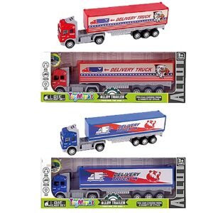 Μεταλλική νταλίκα friction delivery truck 30x11x5cm ToyMarkt 902271