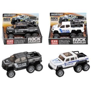 Pick up police 6×6 friction 16x11x9cm ToyMarkt 902305