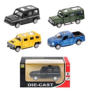 Die cast pull back 1:60 off road 12x6x5cm ToyMarkt 902317