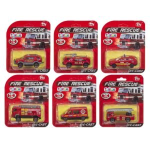 Καρτέλα die cast πυροσβεστικό όχημα 11x14cm ToyMarkt 912774