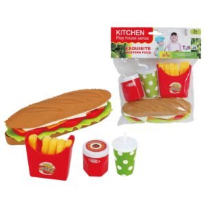 Σετ fast food σε σακουλάκι 19x20cm ToyMarkt 971031