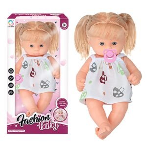 Κούκλα 25cm πιπίλα fashion baby 15x28x9cm, ToyMarkt 98251