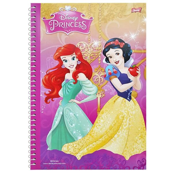 Τετράδιο σπιράλ 60φ princess 17x25cm Disney