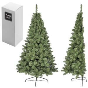 Δέντρο τοίχου μισό με μεταλλική βάση 180cm Xmasfest 1132599