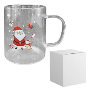 Κούπα γυάλινη Άγιος 380 ml 380ml Xmasfest 1133880